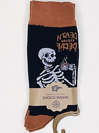 WS-073 Скелет DEATH before DEATH за чаепитием на чёрном