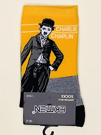 EK-228 CHARLIE CHAPLIN на жёлто-сером